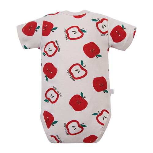 Baba body Eevi Snack Time rövid ujj pamut rugalmas kényelmes