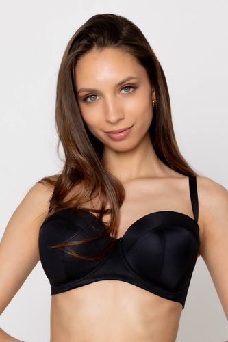 19231 Mediolano Angel bardot melltartó - push-up, levehető pántokkal, szilikon pántokkal