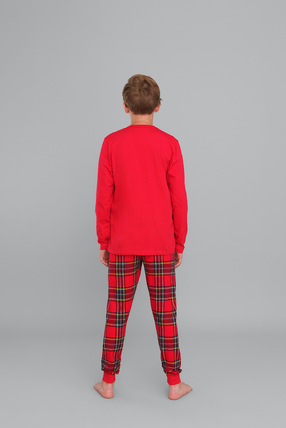 Narvik Fiú pizsama Italian Fashion- piros/print