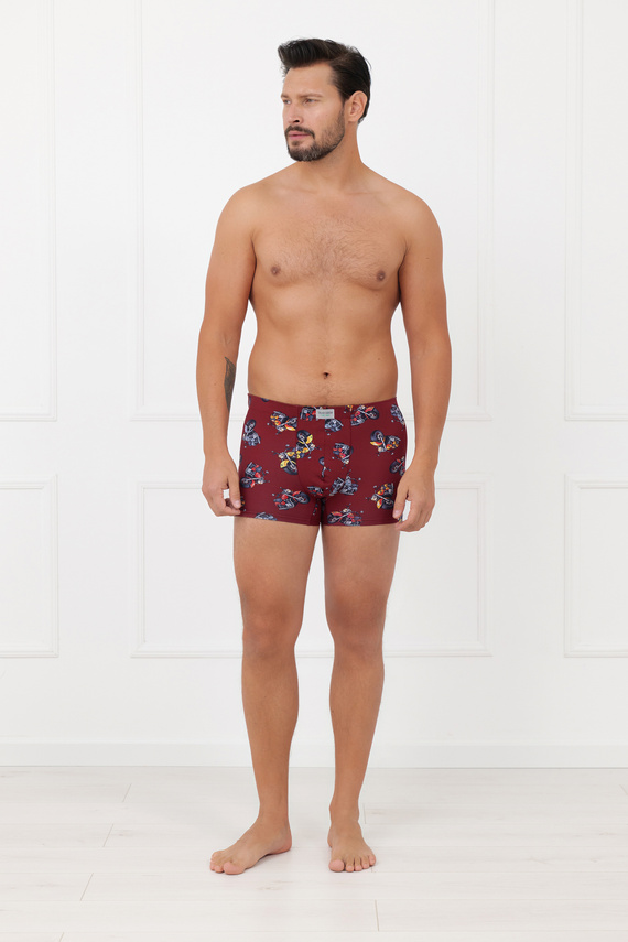 Férfi boxeralsó Touring Italian Fashion pamut elasztán testhezálló