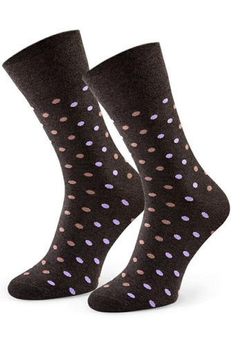 Férfi zokni Steven Suitline art.056 barna melange 263- elegáns design, mindennapi kényelem