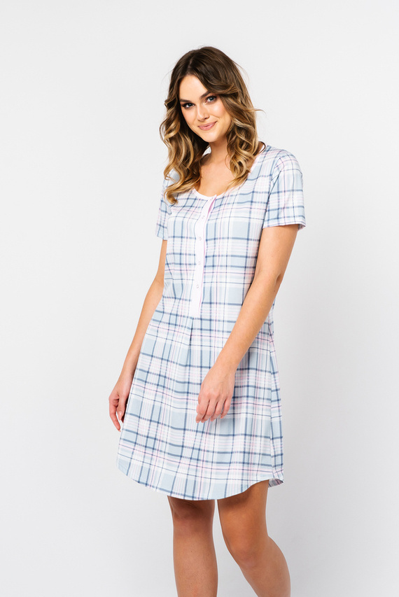 Allison rövid ujjú hálóing Olasz divat - print