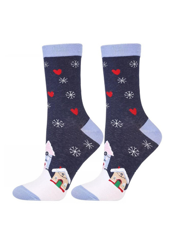 Moraj női zokni CSL450-045 - ünnepi, meleg, belülről frottír zokni