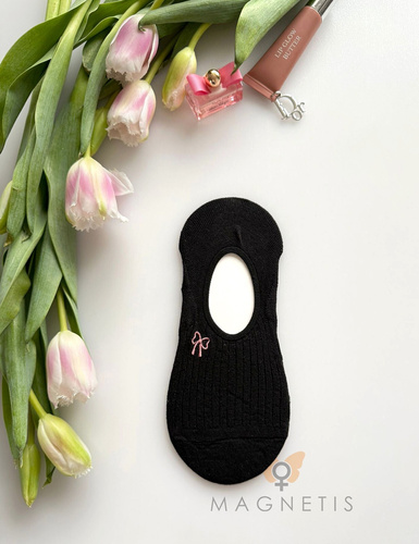 Magnetis YN-251131 női balerina zokni – viszkóz, szilikoncsík a saroknál