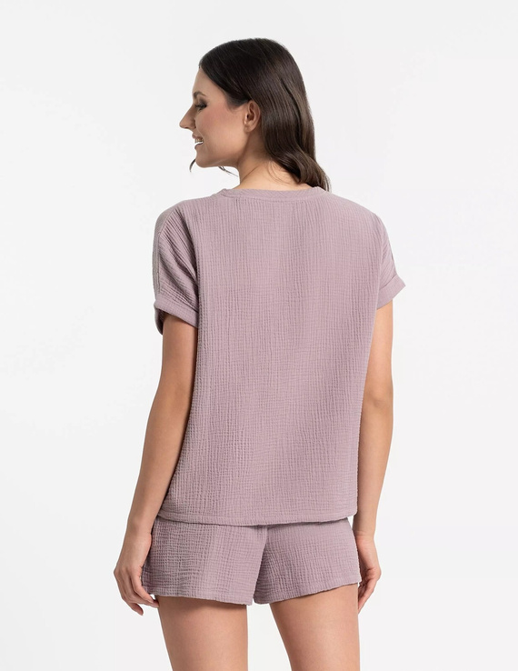 Moraj PDD3500-019 Mocca – női pizsama 100% pamut muszlin