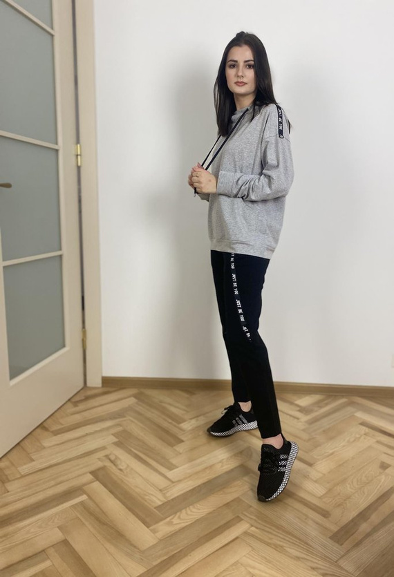 496 Just Forex női tréningruha - világos melange