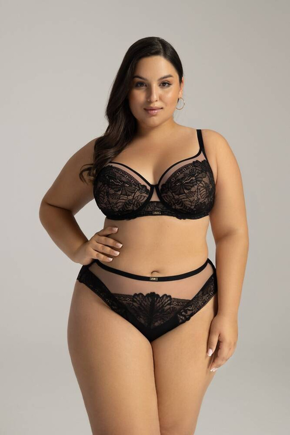 2145 Ava félig párnázott maxi melltartó fekete