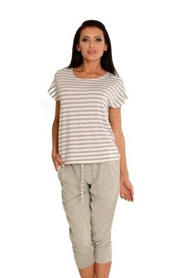 540 Jovite női pizsama - fehér + melange