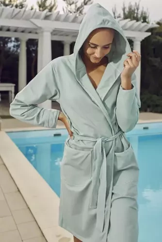 Karina Női fürdőköpeny Olasz divat - menta