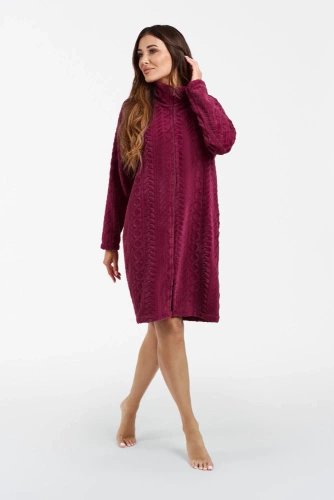 Rena Női fürdőköpeny Italian Fashion - bordó színű