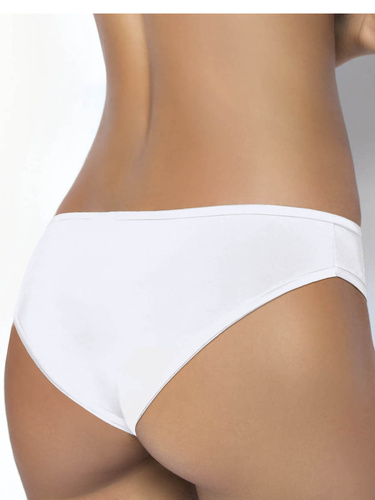 1555 Fantasztikus bugyi - varrás nélküli, mikroszálas, klasszikus szabású Sielei fehér