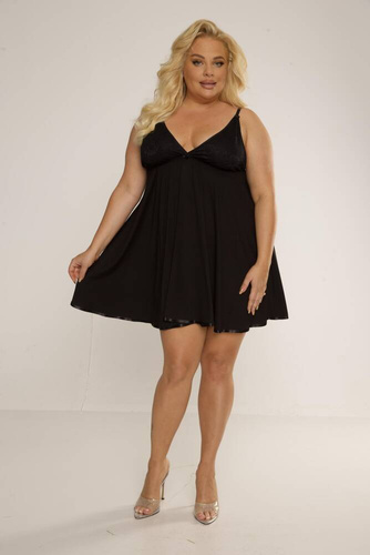 713 Cloche Forex hálóing - fekete