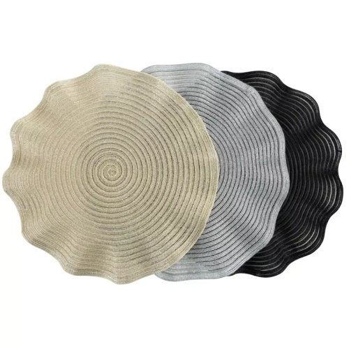 Eurofirany asztali alátét elegáns tányéralátét glamour stílus June champagne beige