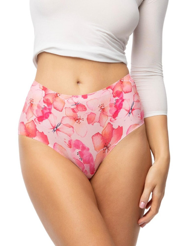 Julimex Mallow Simple Maxi maxi bugyi virágos varrásmentes magas derék