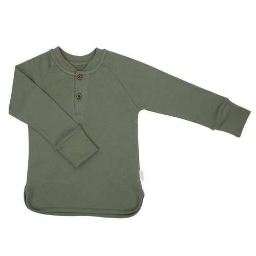 218139 Yogi Bear Nicol blúz - pamut, hosszú ujjú, khakiszínű, khaki színű
