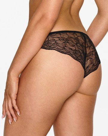 2605 Lupoline fekete csipke bugyi nőknek