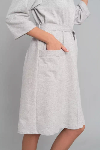 Karla Női fürdőköpeny Italian Fashion - világos melange