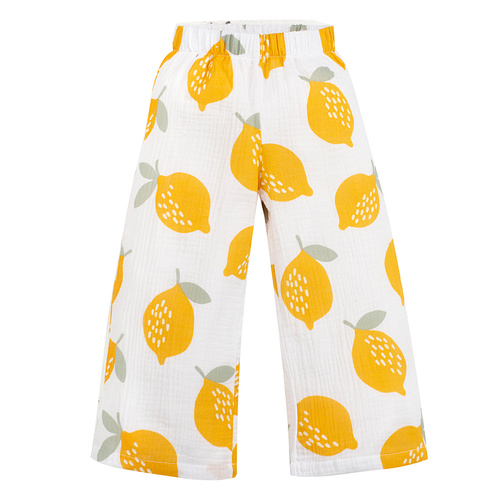 Lemons muszlin culotte nadrág Pinokio - nyári könnyedség, pamut