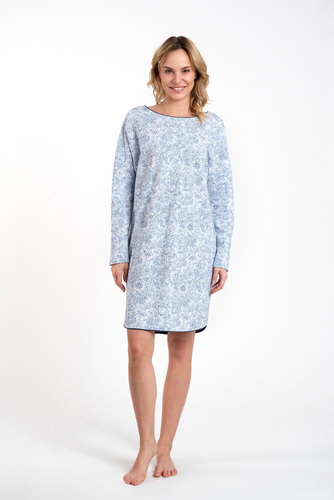 Gracjela hálóing Olasz divat - kék nyomtatás