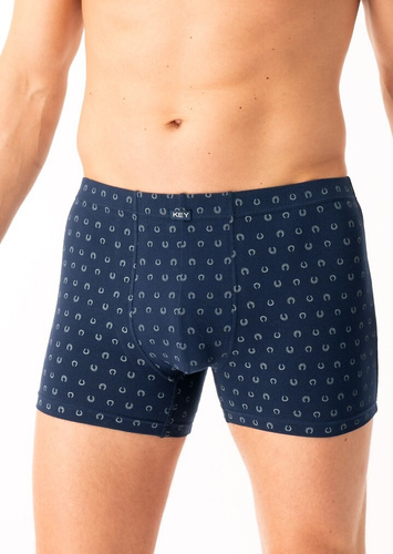 Férfi boxeralsó MXH 612 B25 Key tengerészkék - pamut, kényelmes, elegáns dobozban