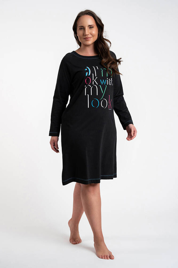 Olza hálóing Olasz divat - fekete