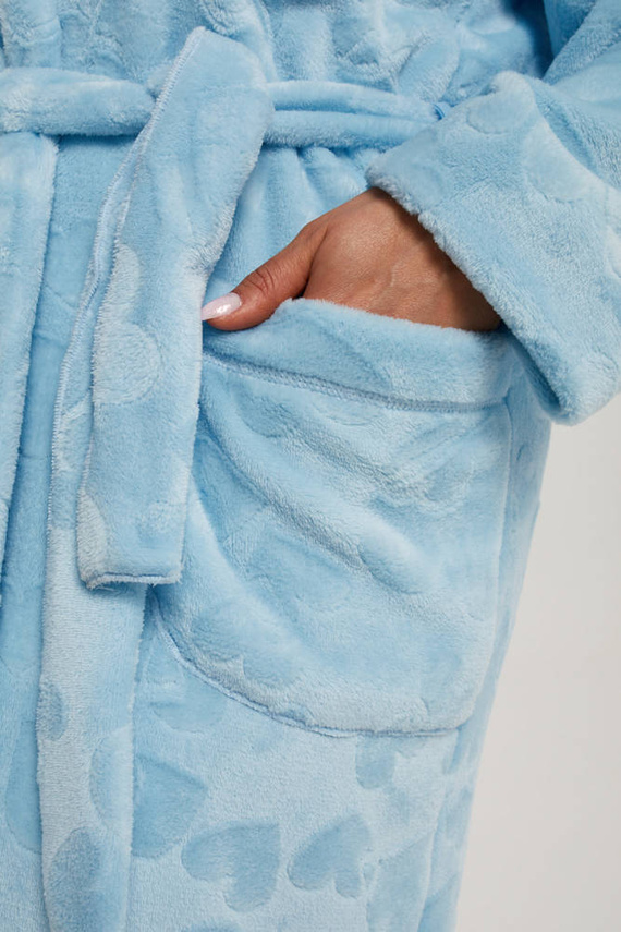 Misti Női fürdőköpeny Italian Fashion - kék