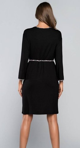 Eila Bis 3/4 ujjú fürdőköpeny olasz divat - leopárd mintás