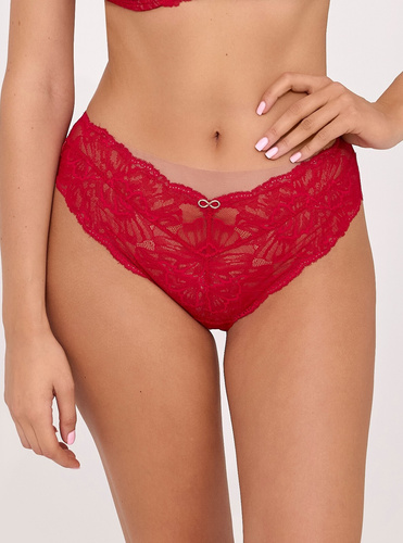 Figs 2177 Ava barbados - klasszikus női bugyi csipkéből és hálóból