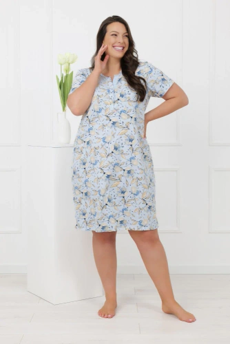 Női hálóing CELOZJA olasz divat rövid ujjú pamut póló