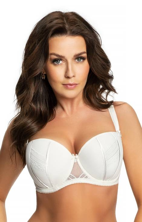 Gorsenia K 671/1 Martynika balconette melltartó - krém színben