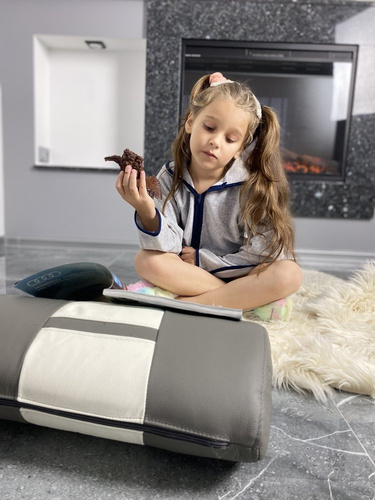 374 / 375 Desiree gyermek fürdőköpeny - szürke