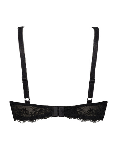 2442 Wonderlace melltartó - csipke, puha, merevített és állítható Sielei fekete
