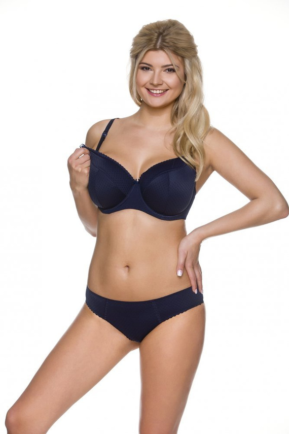 1381 BIG szoptatós melltartó nagy melleknek Lupoline - tengerészkék