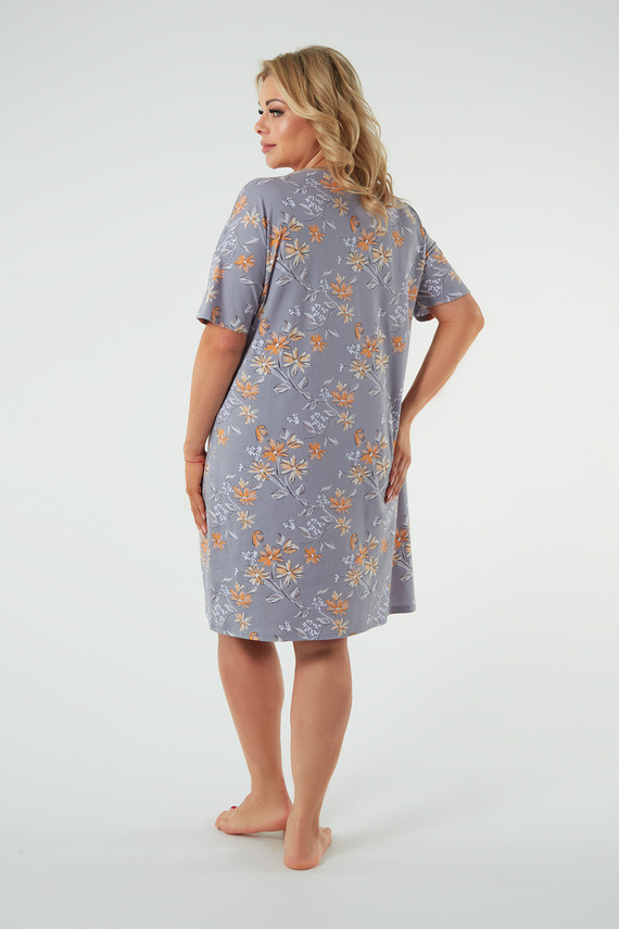 Kasos hálóing, rövid ujjú Olasz divat - print