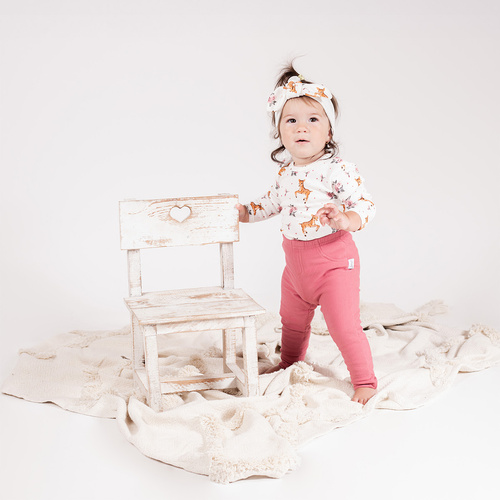 216281 Lala Nicol rózsaszín tréningruha leggings lányoknak 86-146