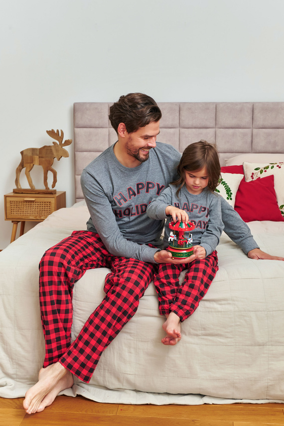 7345 Gyermek pizsama Sötétszürke Doctor Nap - 100% pamut