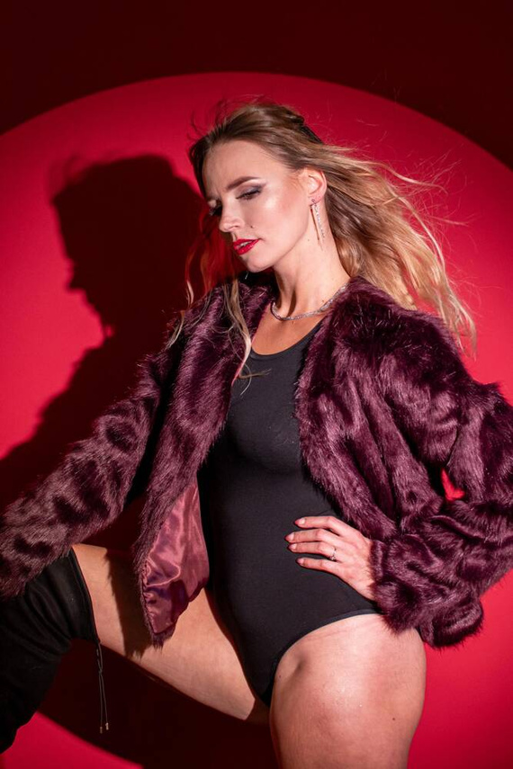 805 Chloe Női hosszú ujjú bodysuit a De Lafense-től - fekete