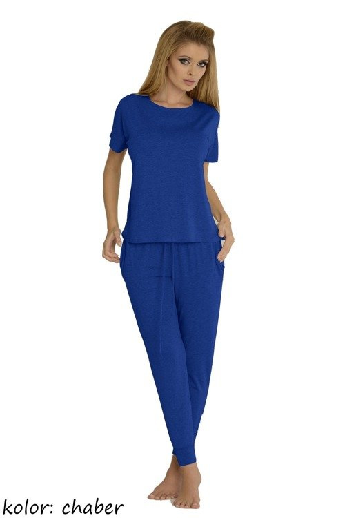 524 Paula Női pizsama De Lafense - búzavirág