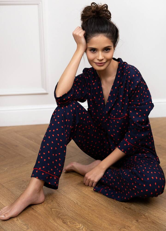 Sophia Női pizsama Sensis - sötétkék