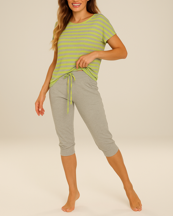 540 Jovite női pizsama - lime zöld