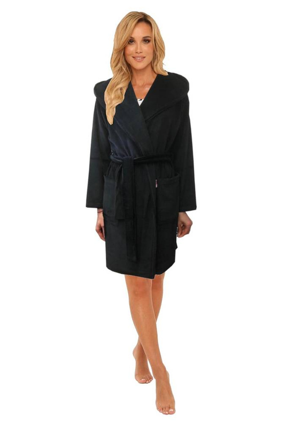 647 Socorro Forex női fürdőköpeny - fekete