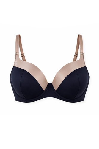 Mediolano Dorato 20001 Full Cup bikini felső sötétkék elegáns