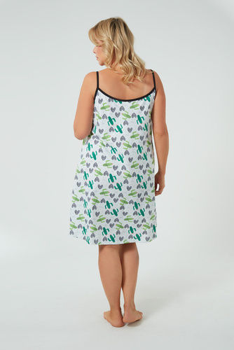 Picos hálóing, keskeny pántos Olasz divat - print