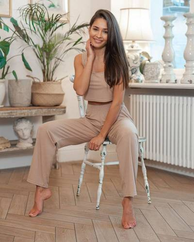 Sensis Laida női pizsama szett - bézs