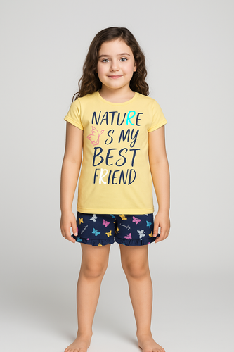 Mariposa Lány pizsama Italian Fashion - sárga/kék