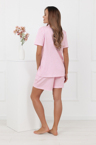 Női pizsama Genna Italian Fashion 100% pamut rövid ujj rövidnadrág