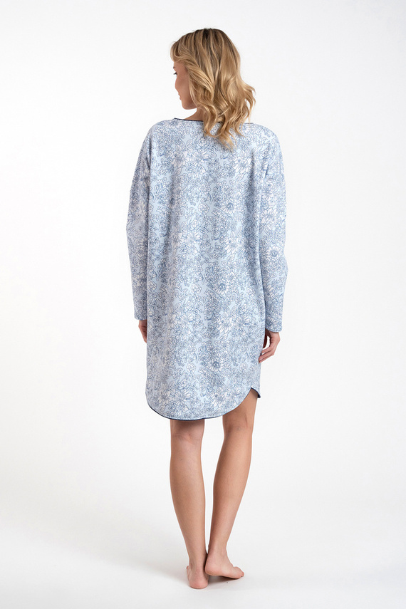 Gracjela hálóing Olasz divat - kék nyomtatás