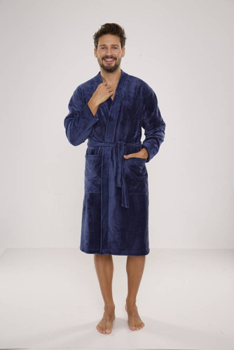 391 Hugo férfi fürdőköpeny De lafense - denim