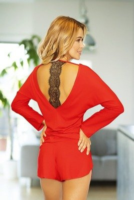 Chalandri Női pizsama szett Kalimo - piros