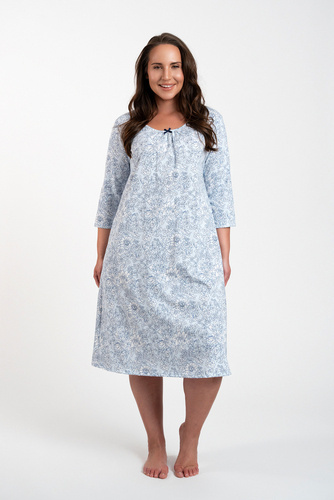 Antonia hálóing Olasz divat - kék mintás